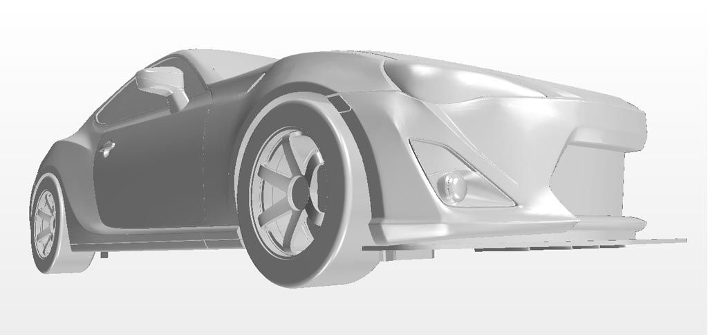 Verus Engineering Front Wheel Deflector CFD Model Verus Engineering Front Wheel Deflector CFD Model