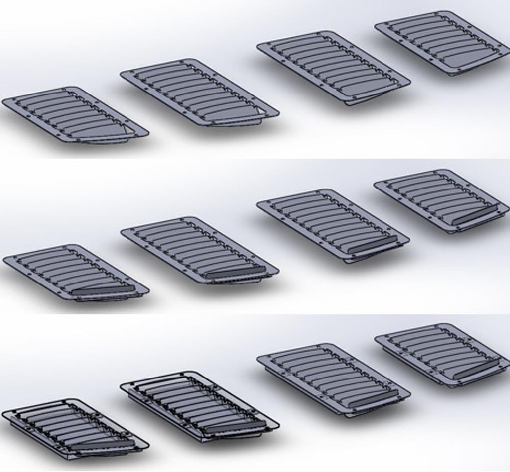 Verus Engineering FRS/BRZ Hood Louver Kit CAD Verus Engineering FRS/BRZ Hood Louver Kit CAD