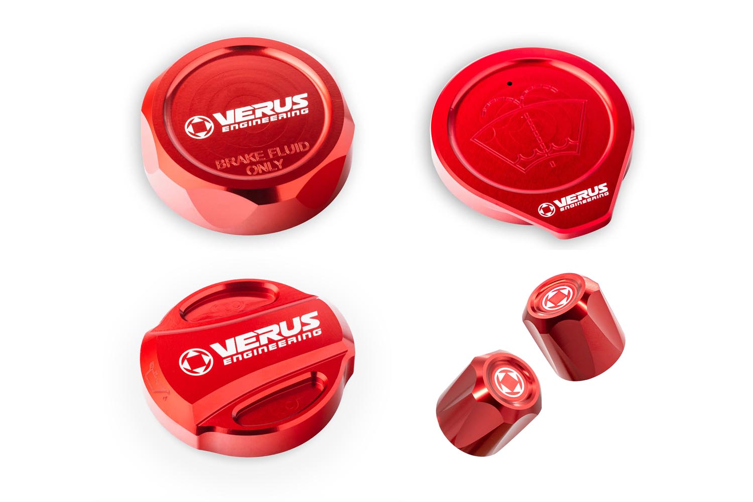 Engine Bay Fluid Cap Kit ND Miata Verus Engineering