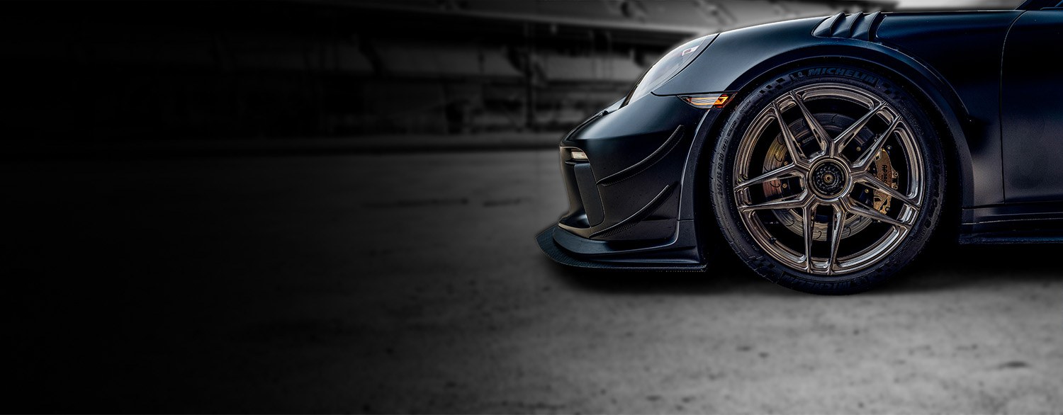 Front splitter installed - Porsche 991.1 GT3RS