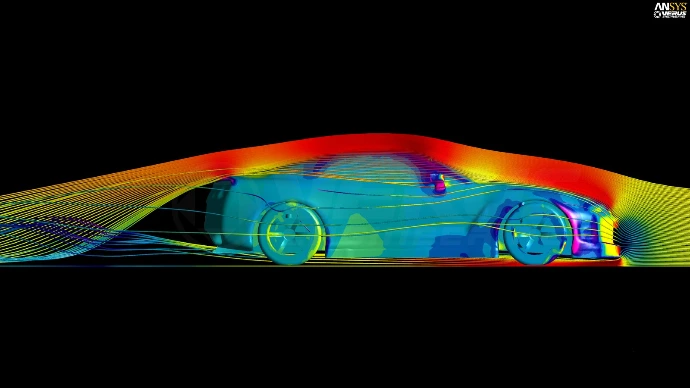 CFD Simulation of R35 Nissan GTR with Verus Engineering Diffuser Strakes