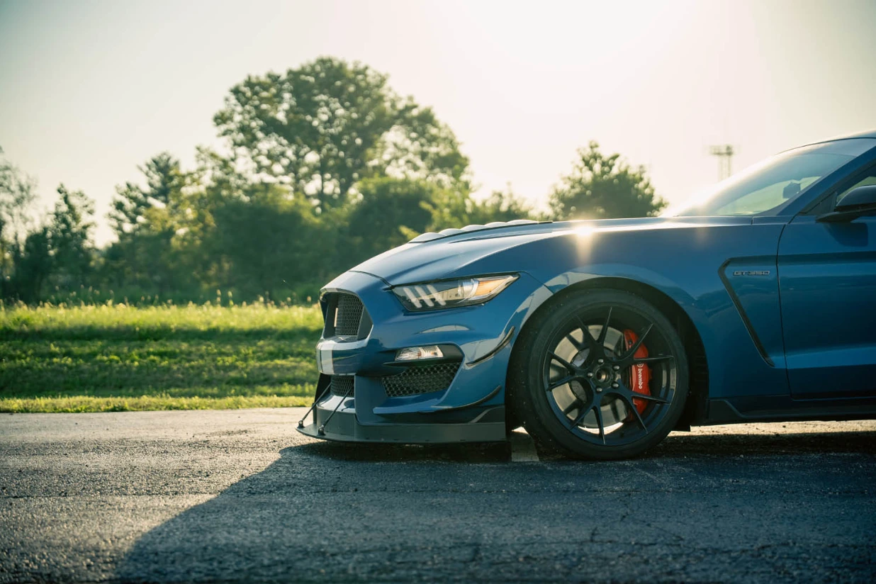 Shelby GT350 side profile