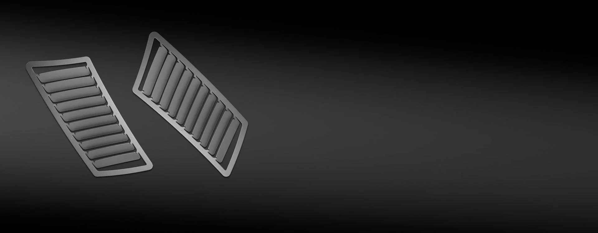 Hood Louver Kit (GT Hood Spec) - Ford Mustang S550 (2015-2017)