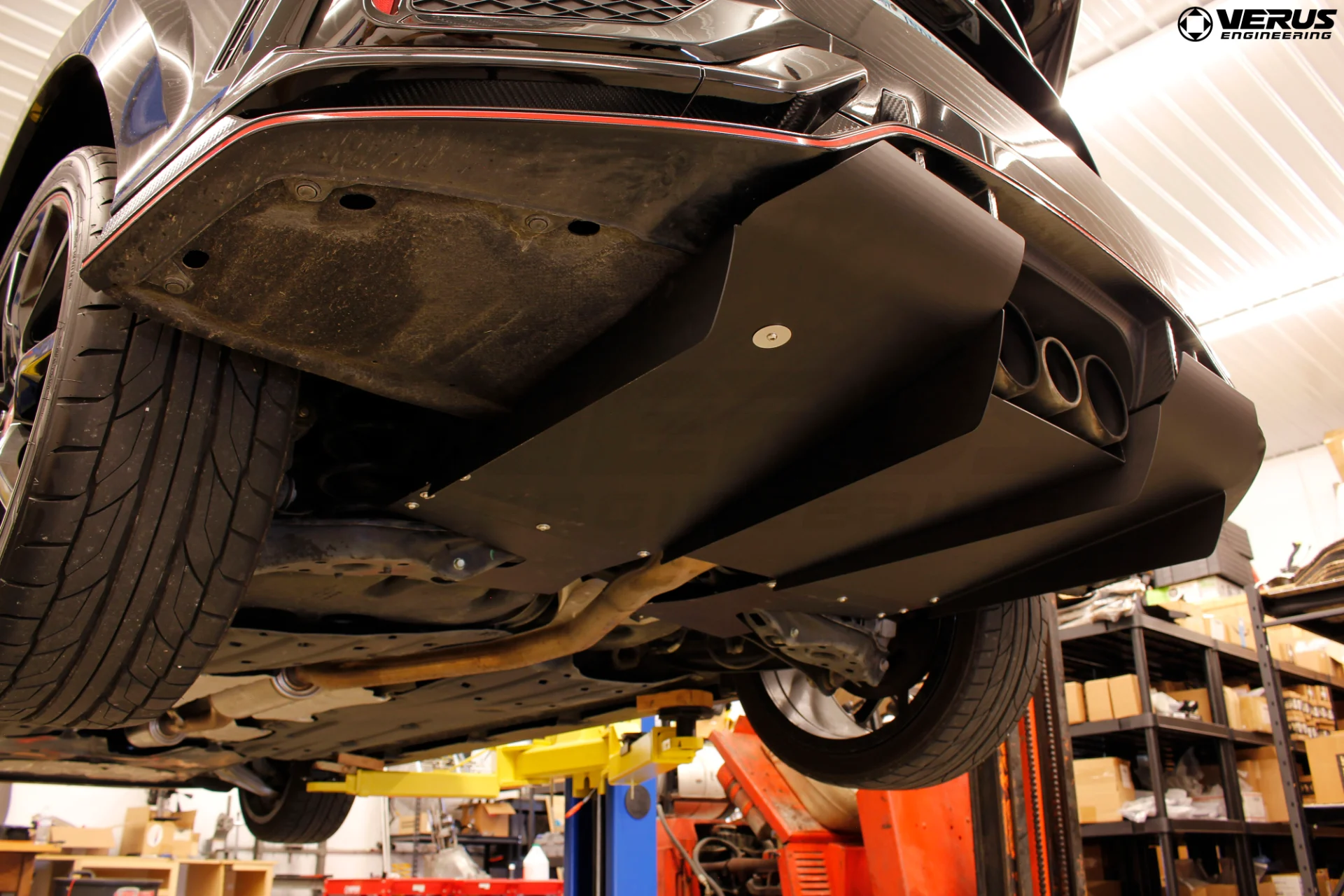 Rear Diffuser - Honda Civic Type R (FK8), underside