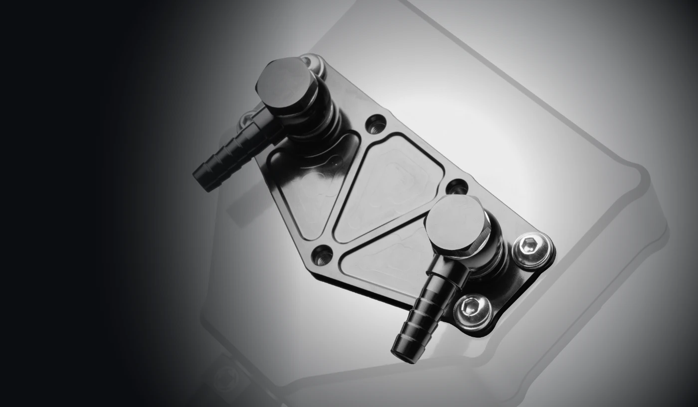 AOS Coolant Add On Kit - Honda Civic Type R (FK8/FL5), kit close-up