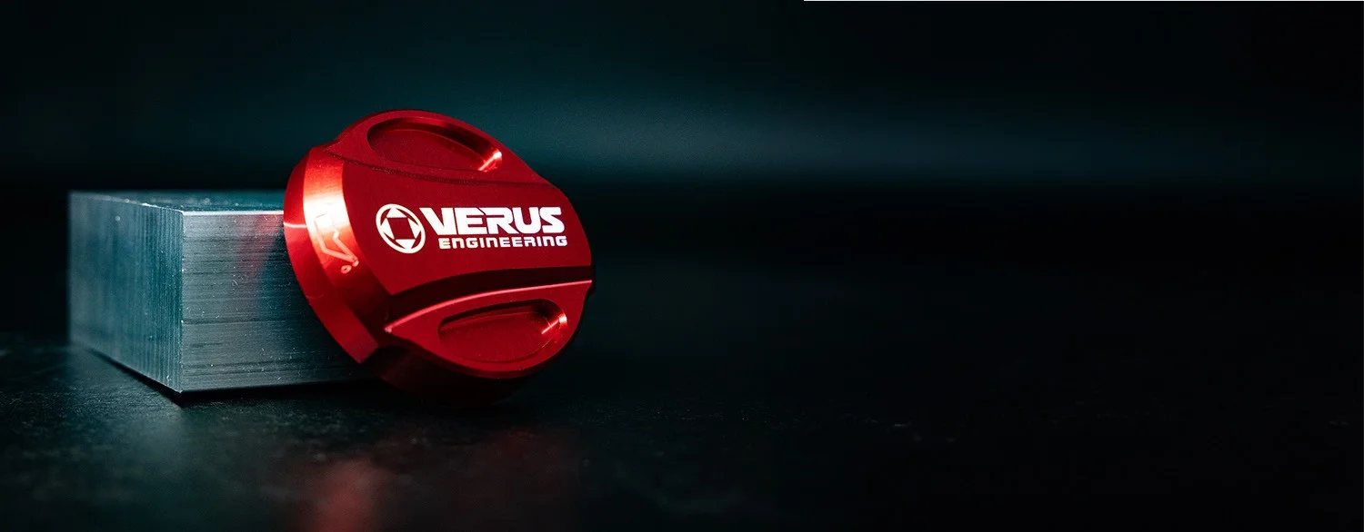 RLA Oil Cap - Honda Civic Type R (FK8), red cap detail
