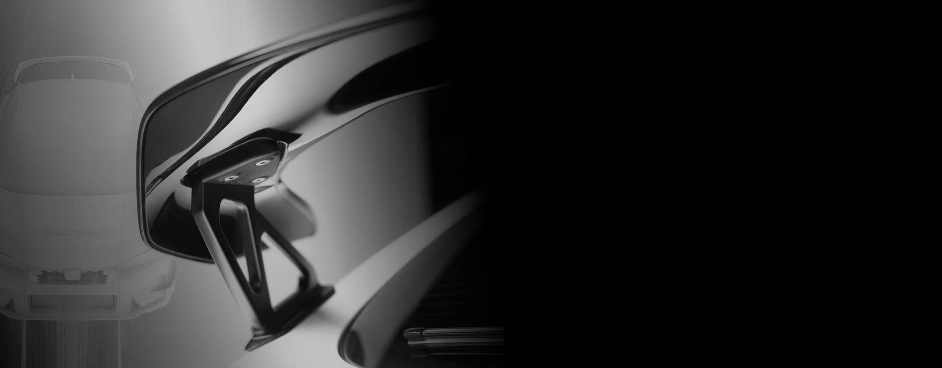 AOA Adjustment Kit - Honda Civic Type R (FL5), AOA adjuster on rear wing, close-up