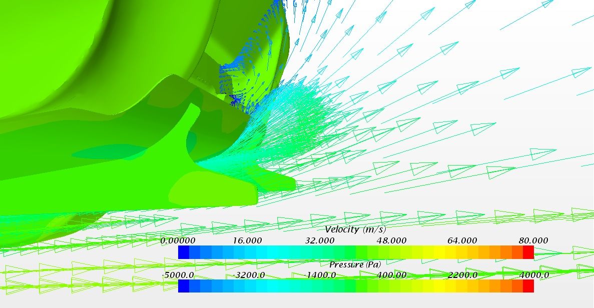 Verus Engineering FRS/BRZ Rear Diffuser CFD Vector Plot Verus Engineering FRS/BRZ Rear Diffuser CFD Vector Plot