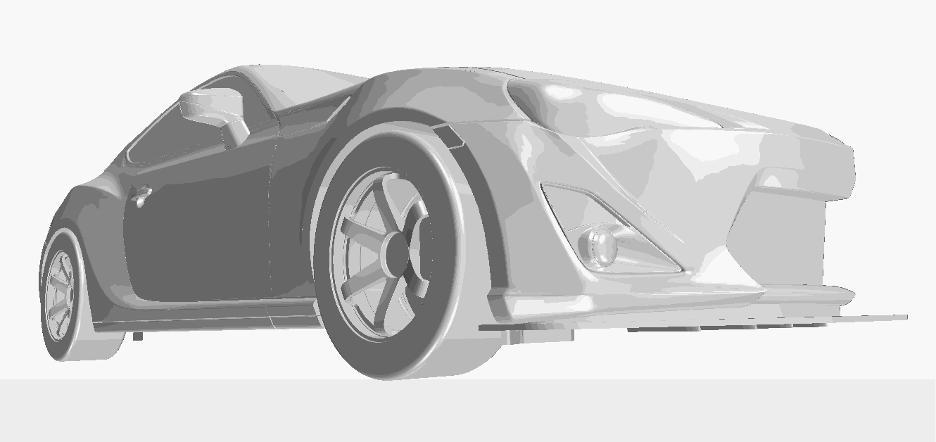 Verus Engineering Front Wheel Deflector CFD Model Verus Engineering Front Wheel Deflector CFD Model