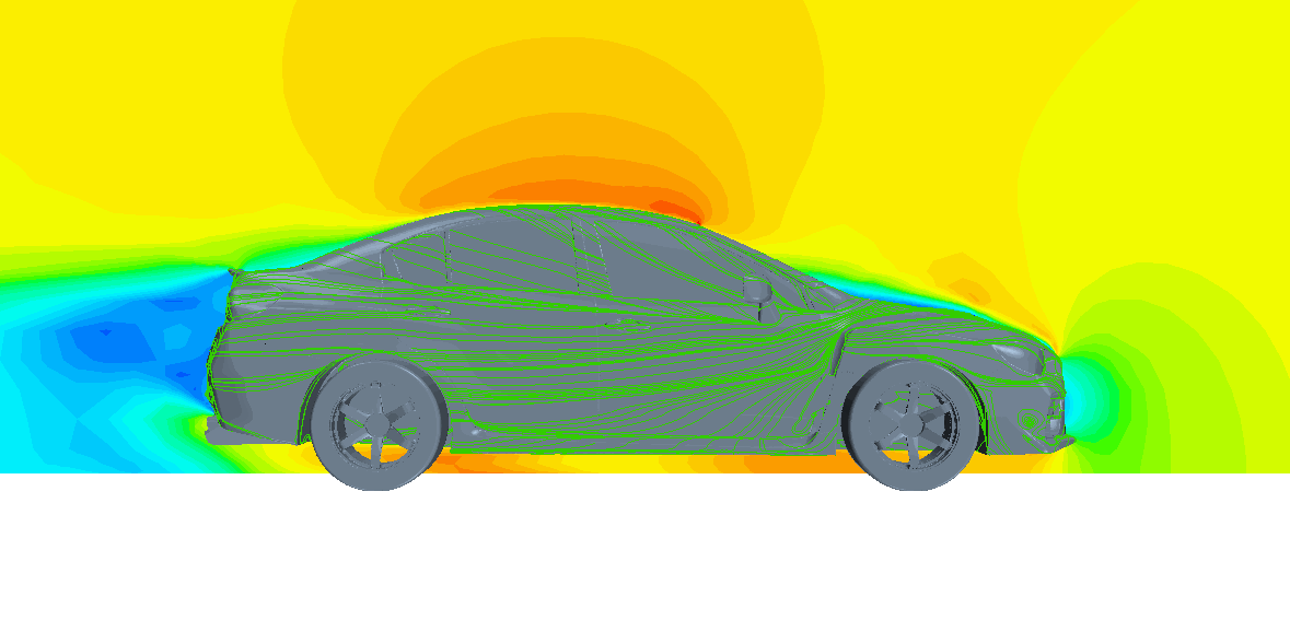 Verus Engineering Subaru WRX/STI Rear Diffuser CFD Velocity Verus Engineering Subaru WRX/STI Rear Diffuser CFD Velocity
