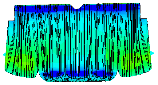 Verus Engineering Subaru WRX/STI Rear Diffuser CFD Streamlines Verus Engineering Subaru WRX/STI Rear Diffuser CFD Streamlines