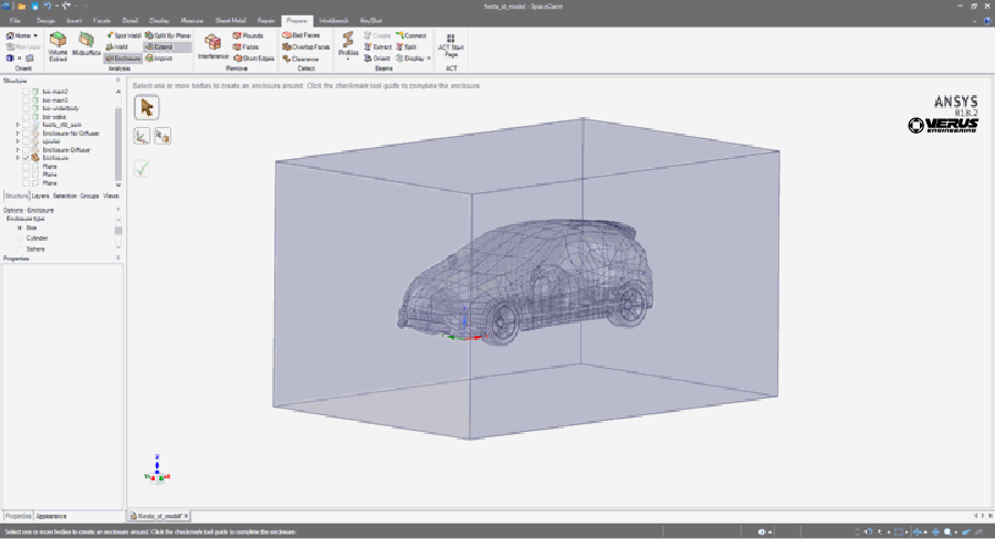 Verus Creating a Fluid Domain in ANSYS Spaceclaim Verus Creating a Fluid Domain in ANSYS Spaceclaim
