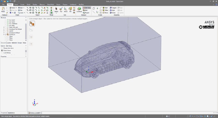 Verus Creating a Fluid Domain in ANSYS Spaceclaim Verus Creating a Fluid Domain in ANSYS Spaceclaim