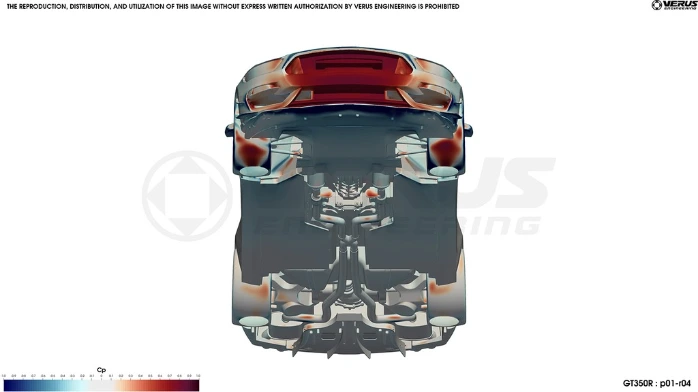 Rear Diffuser Strake Kit - Ford Mustang Shelby GT350/GT350R