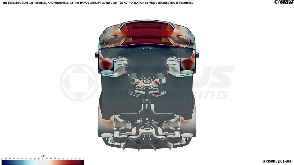 Rear Diffuser Strake Kit - Ford Mustang Shelby GT350/GT350R