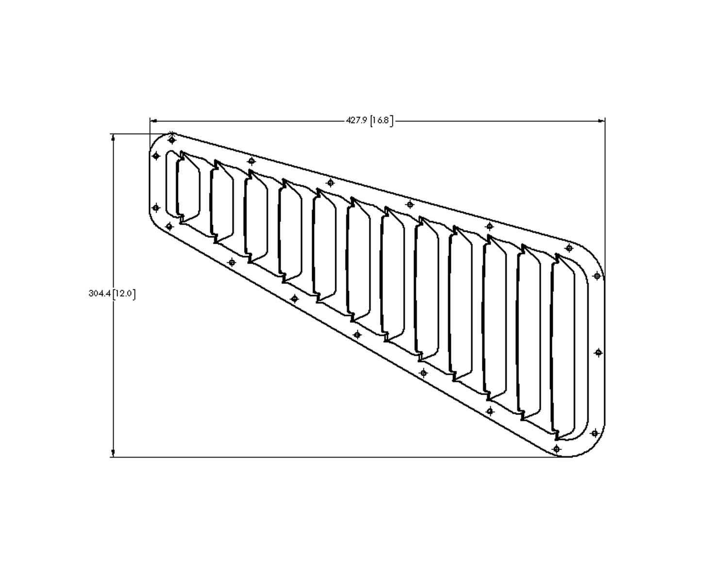 X63 - Hood Louver Kit 