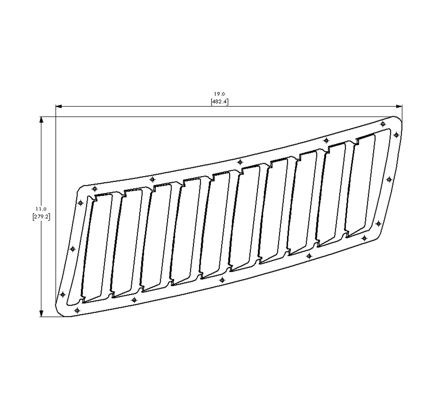 M92 - Hood Louver Kit 