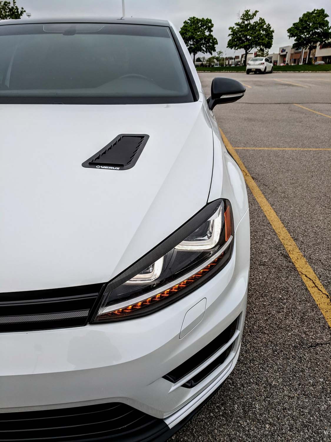 Hood Louver Kit - Mk7 Golf R/GTI - BLACK (Blemish)