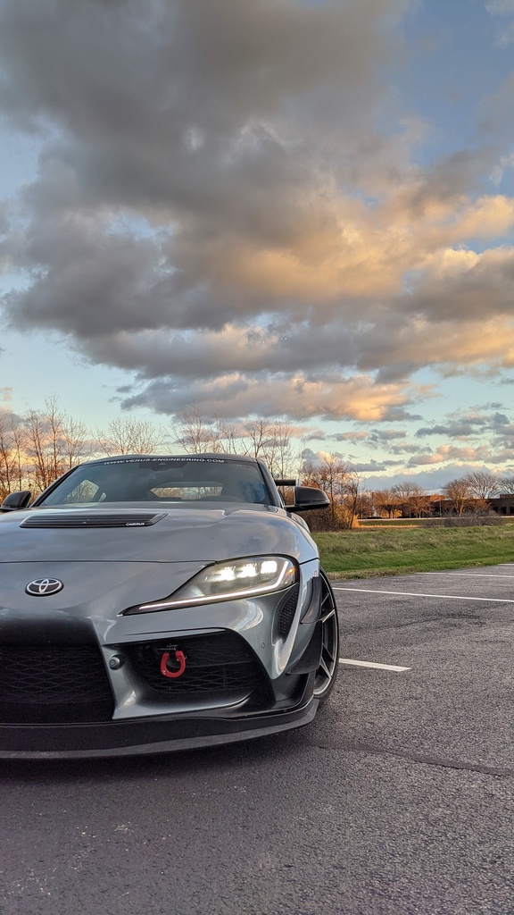 Carbon Hood Louver - Mk5 Toyota Supra