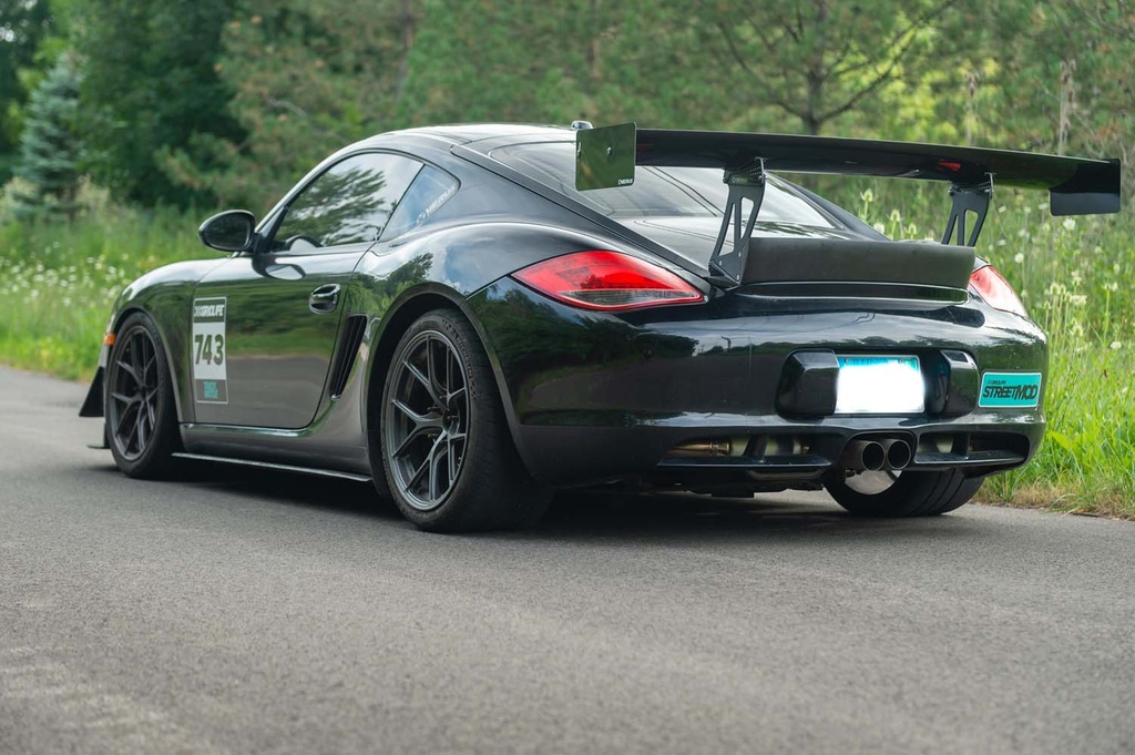 UCW Rear Wing Kit, Includes Carbon Spoiler - 987 Porsche Cayman