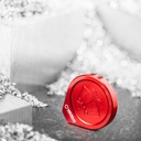 Windshield Washer Fluid Reservoir Cap - Honda Civic Type R (FK8), red cap detail