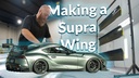 V1X Swan Neck Rear Wing Kit - Mk5 Toyota Supra