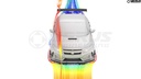 Swan Neck UCW Rear Wing Kit - Honda Civic Type R (FK8), CFD top view