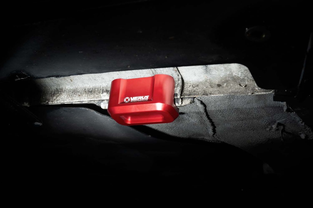 Pinch Weld Jack Pucks - Honda Civic Type R (FK8), installed on pinch weld