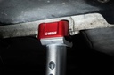 Pinch Weld Jack Pucks - Honda Civic Type R (FK8), on jack