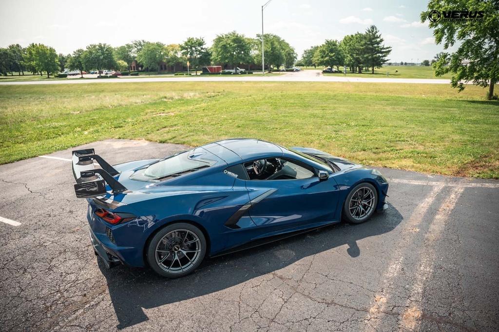 Swan Neck UCW Rear Wing Kit - Corvette Stingray (C8) | Verus Engineering