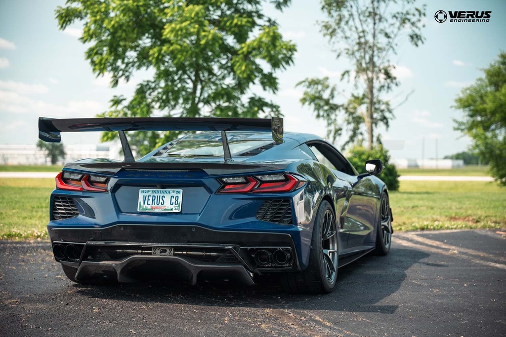 Swan Neck UCW Rear Wing Kit - Corvette Stingray (C8) | Verus Engineering