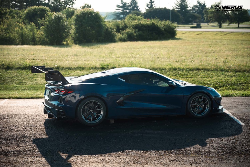 Swan Neck V1X Rear Wing Kit - Corvette Stingray (C8) | Verus Engineering