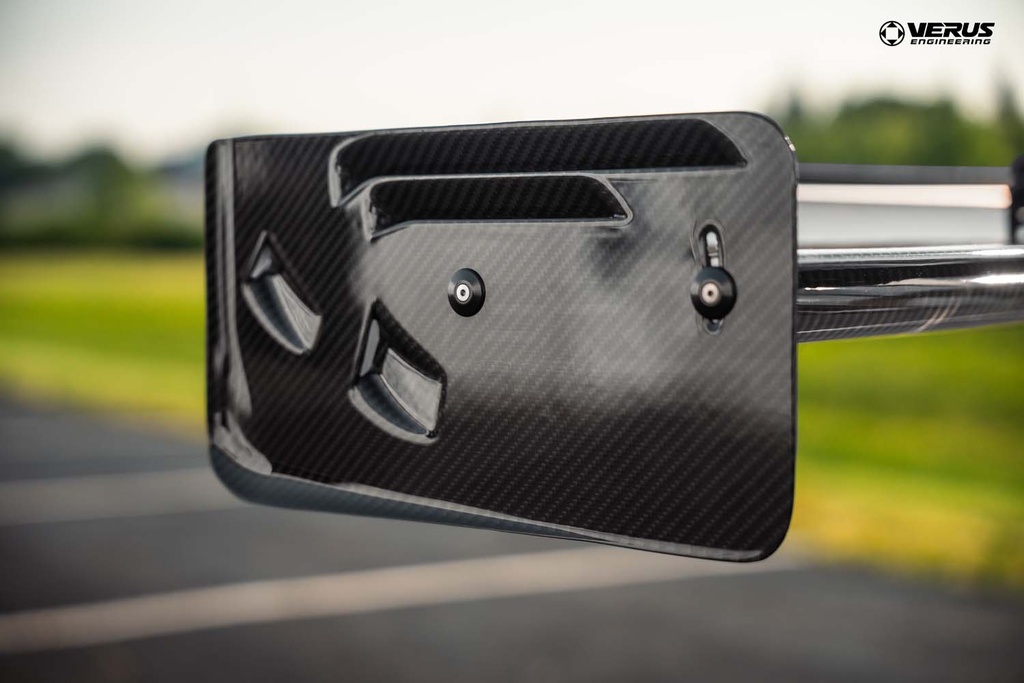 Swan Neck V1X Rear Wing Kit - Corvette Stingray (C8) | Verus Engineering