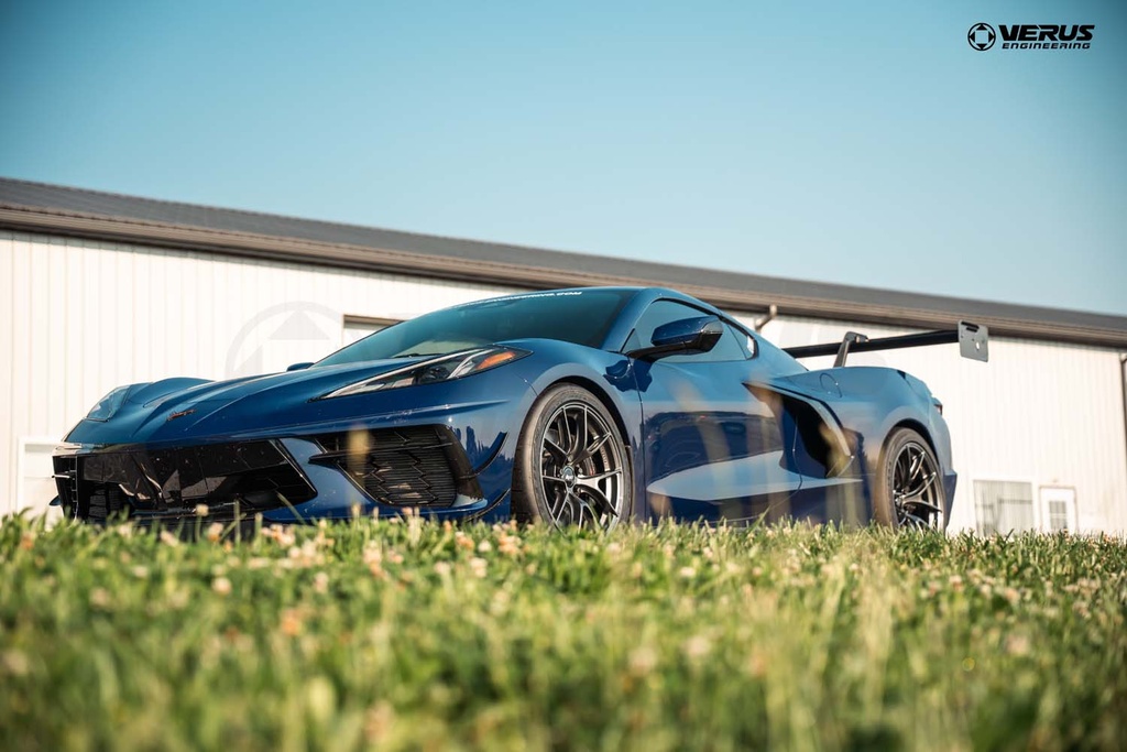 Swan Neck V1X Rear Wing Kit - Corvette Stingray (C8) | Verus Engineering