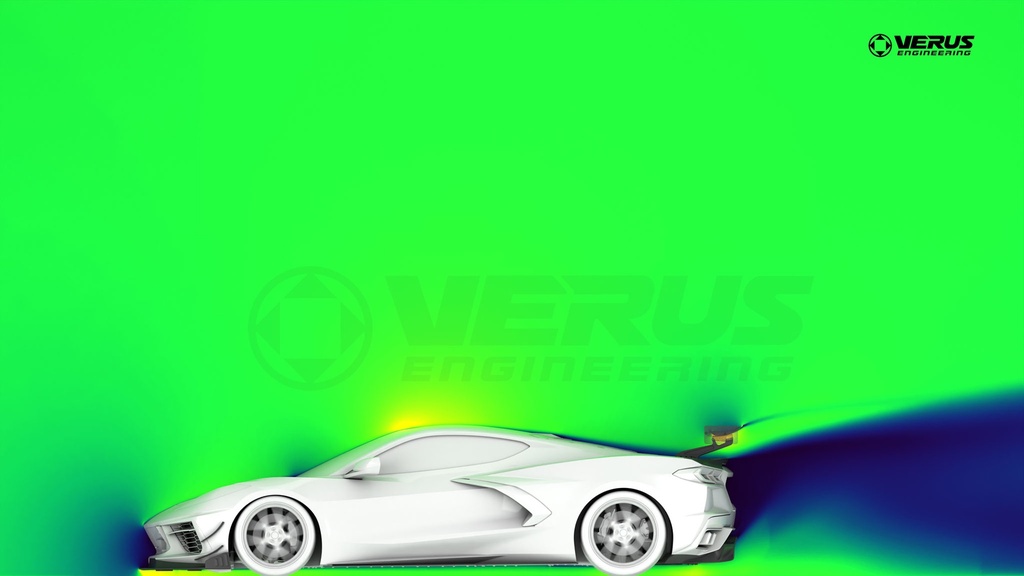UCW Bottom Mount Rear Wing Kit - Corvette Stingray (C8)