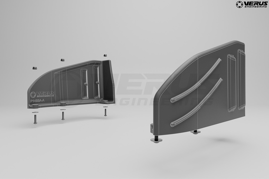 Front Splitter Endplates - BMW E90 M3