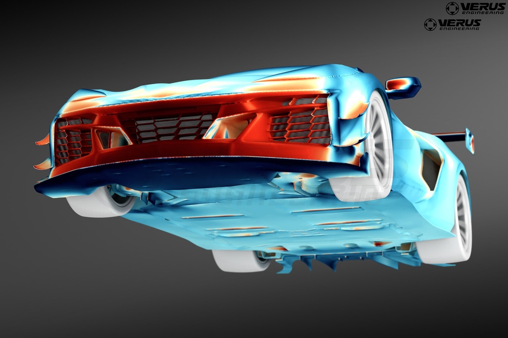 Dual Element Dive Plane (Canard) Kit - C8 Corvette (Z06)