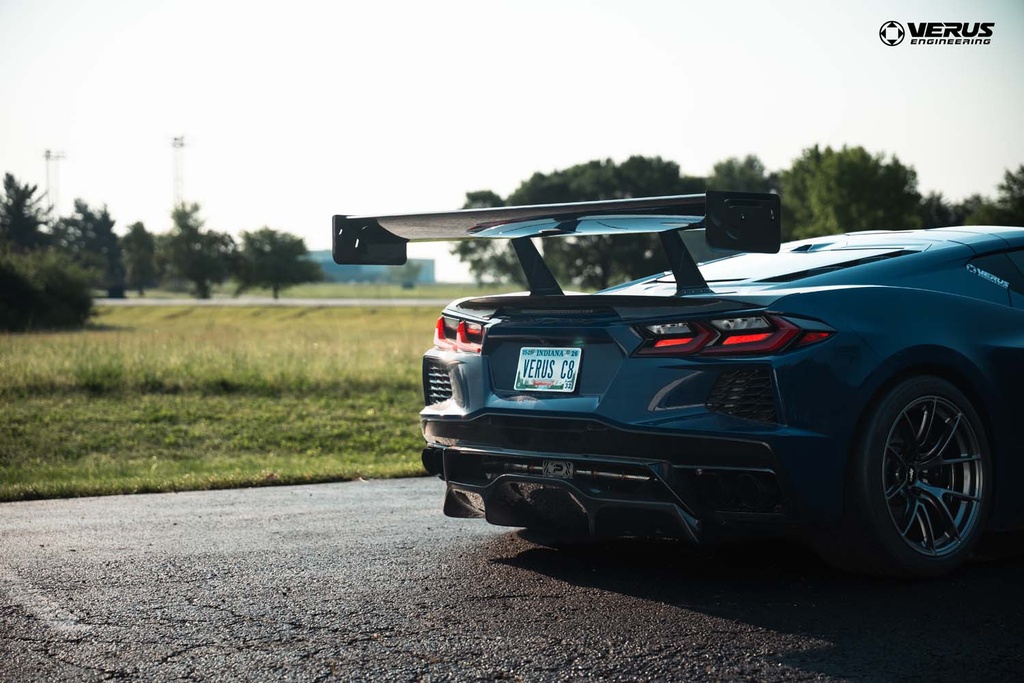 V1X Swan Neck Rear Wing Kit - Corvette (C8)