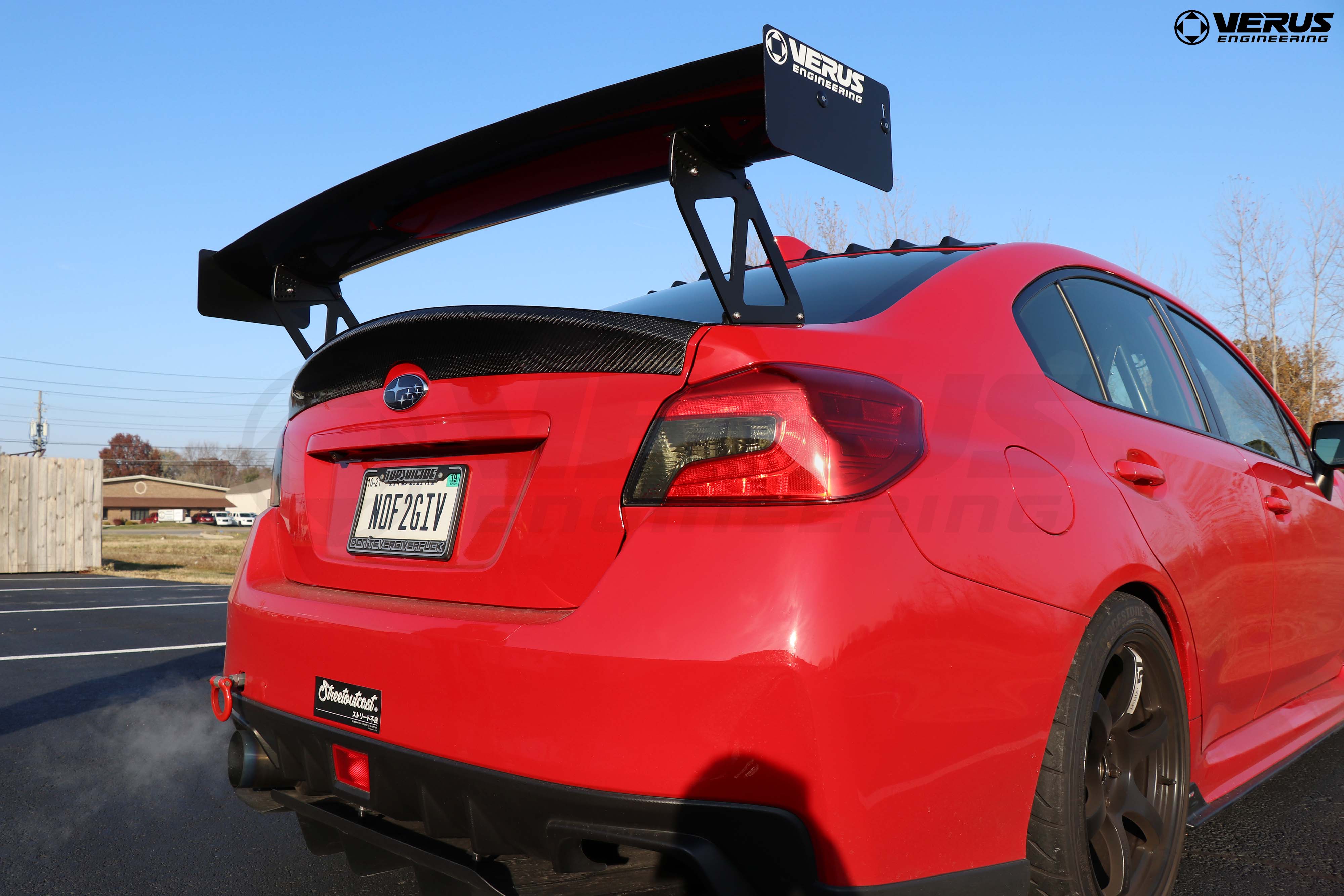 Carbon Rear Spoiler, Ducktail - 2015+ VA Subaru WRX