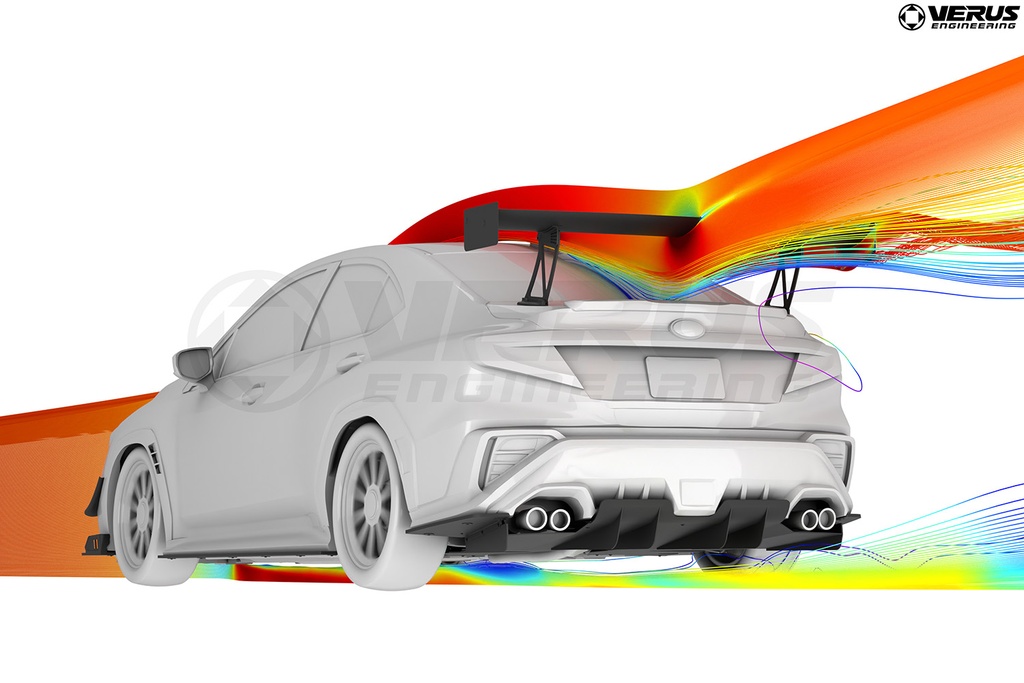 UCW Bottom Mount Rear Wing Kit for 2022+ VB Subaru WRX