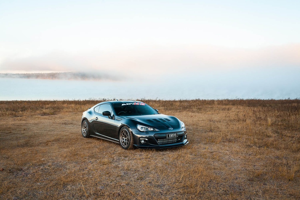 Slanted Hood Louver Kit - BRZ/FRS/GT86