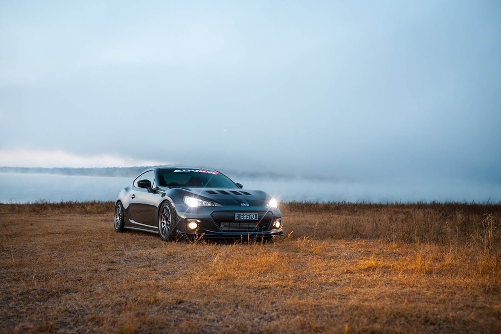 Slanted Hood Louver Kit - BRZ/FRS/GT86
