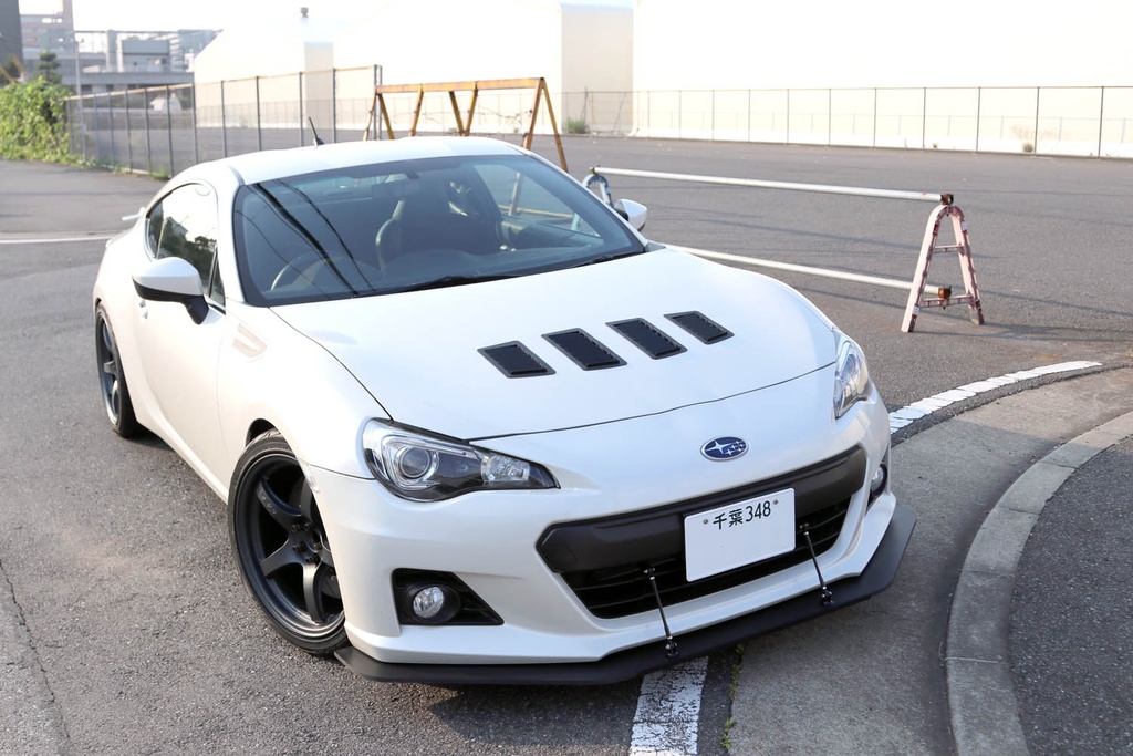 Slanted Hood Louver Kit - BRZ/FRS/GT86