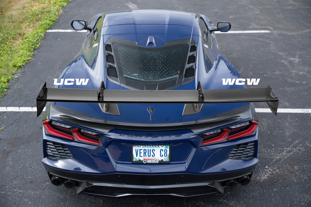 Swan Neck WCW Rear Wing Kit - Corvette Stingray and Z06 (C8)