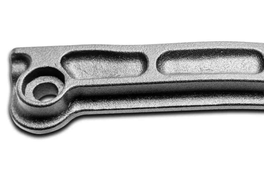 Detail of the 3D-Printed aluminum dogbone support plate