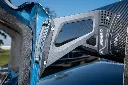 Close-up of the dogbone support plate behind the UCW Rear Wing upright