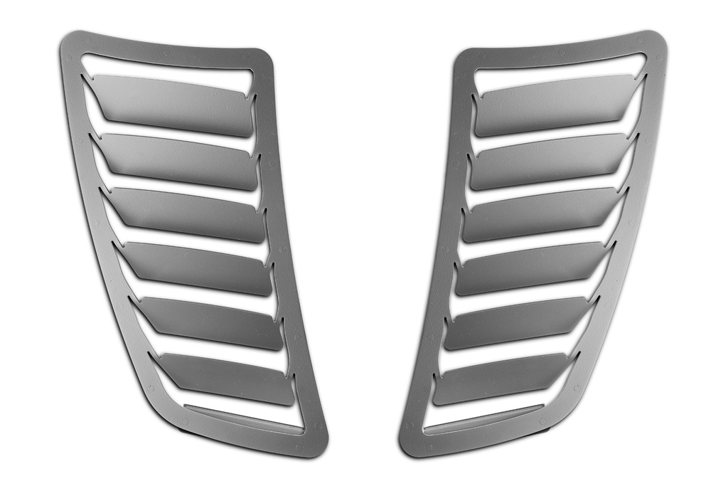 [A0212A-BLK] Hood Louver Kit - Subaru WRX/STI (GR / GV) (Black)