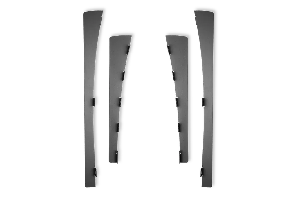 Rear Diffuser Strake Kit - S550 Ford Mustang Shelby GT350