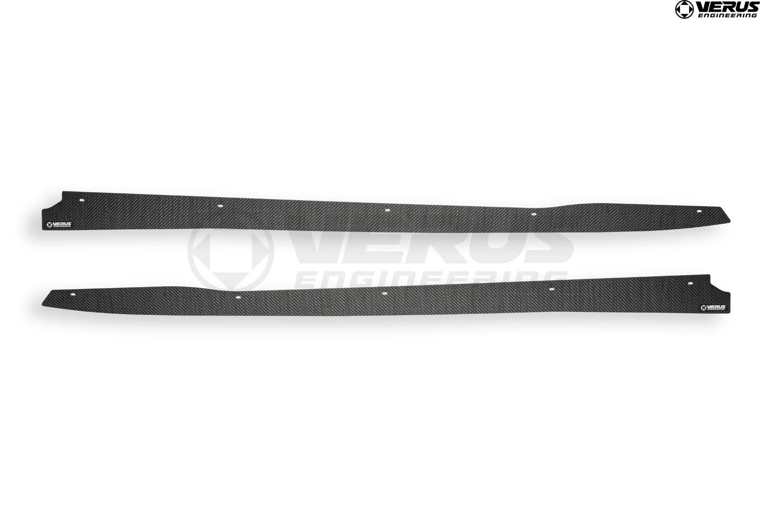 ベリア Carbon Polyweave Side Splitter Kit - Mk5 Toyota Supra | Verus