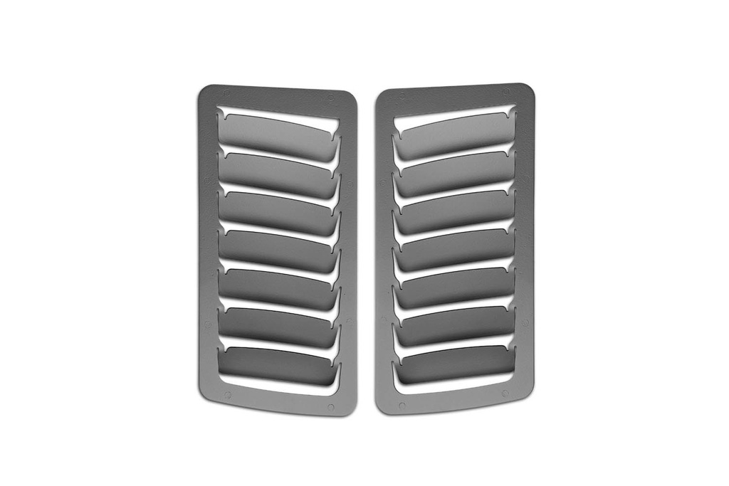 [A0056A-BLK-BLEM] Hood Louver Kit, Large Vents - BRZ/FRS/GT86 (BLEMISH)